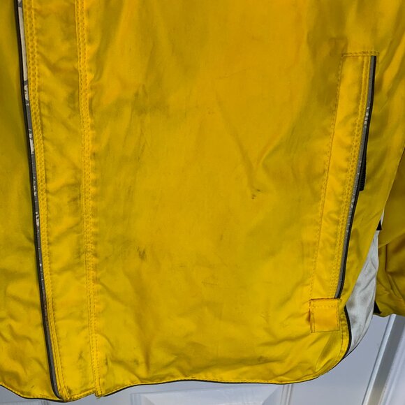 Vintage Men's Phenix Snowboarding Jacket Size L Yellow Full Zip Adj Cuffs Skiing - Picture 15 of 16